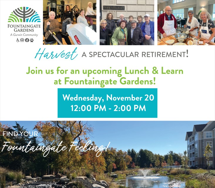 Attend our November 20th Lunch and Learn